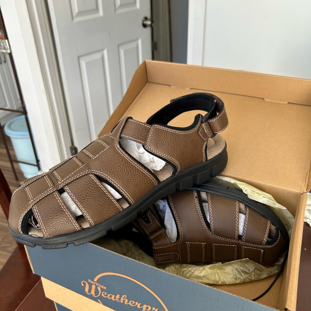 Size 13 
Weather proof Sandals